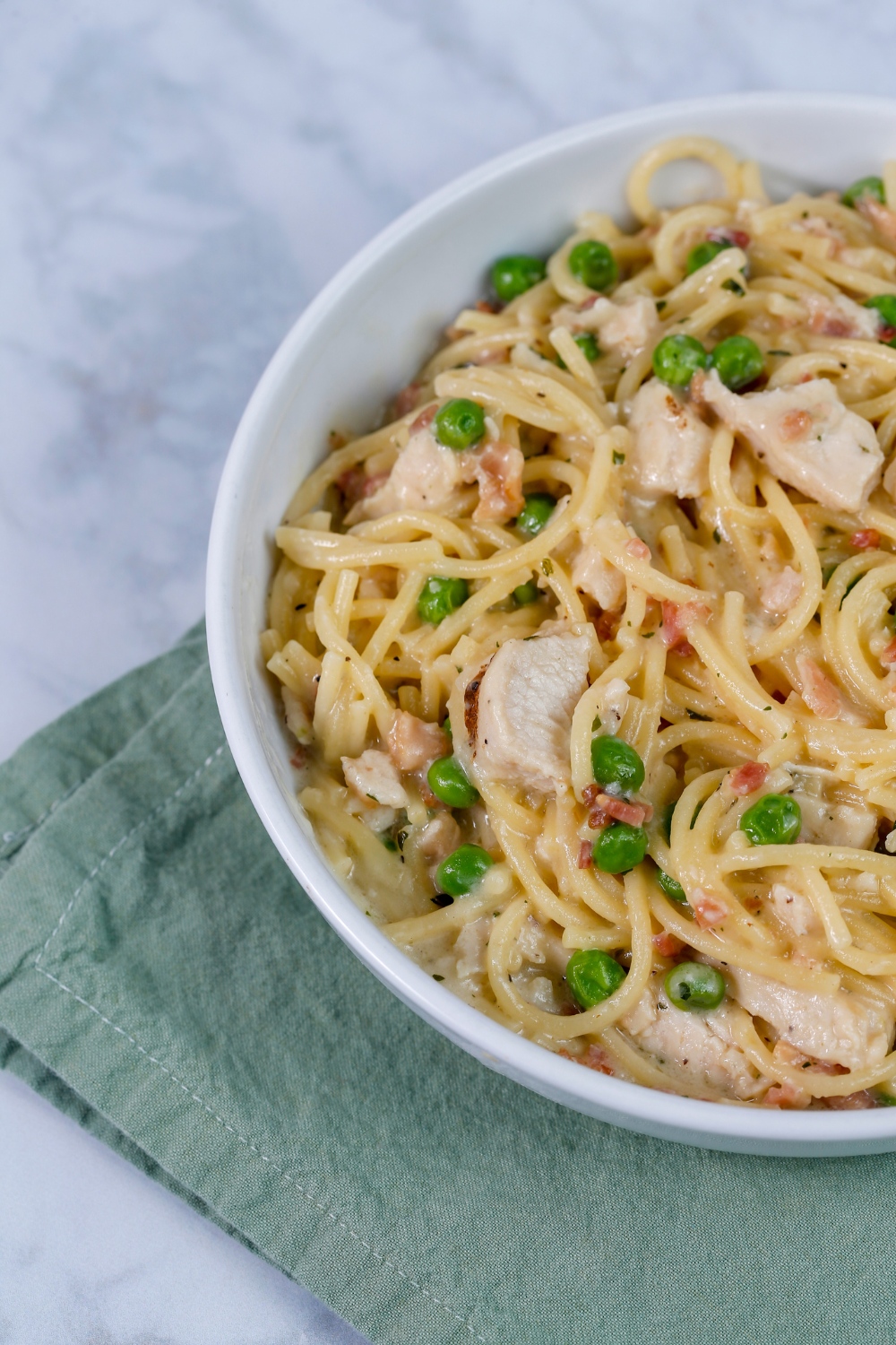 Giada De Laurentiis Chicken Carbonara