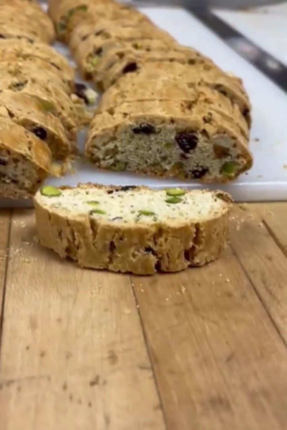 Giada Cherry-pistachio Biscotti Recipe