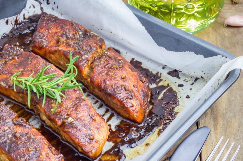 Giada Balsamic-glazed Salmon Recipe