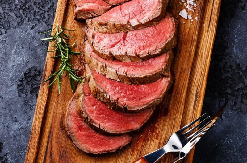 Giada Beef Tenderloin With Red Wine-Rosemary Butter