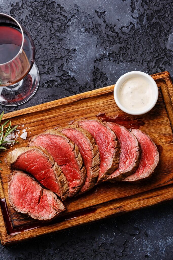 Giada Beef Tenderloin With Red Wine-Rosemary Butter