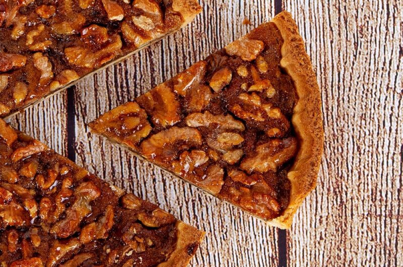 Giada De Laurentiis Brownie Walnut Pie