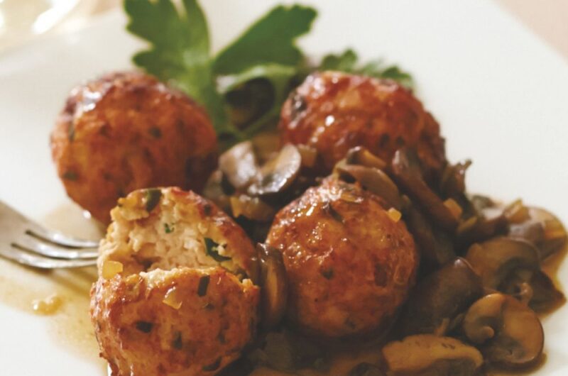 Giada Chicken Marsala Meatballs