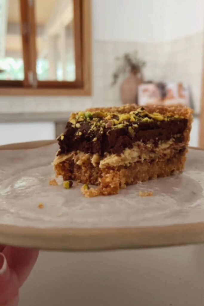 Giada Chocolate Pistachio Tart