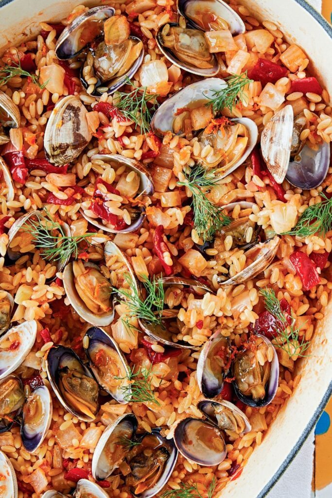 Giada De Laurentiis Orzo With Clams