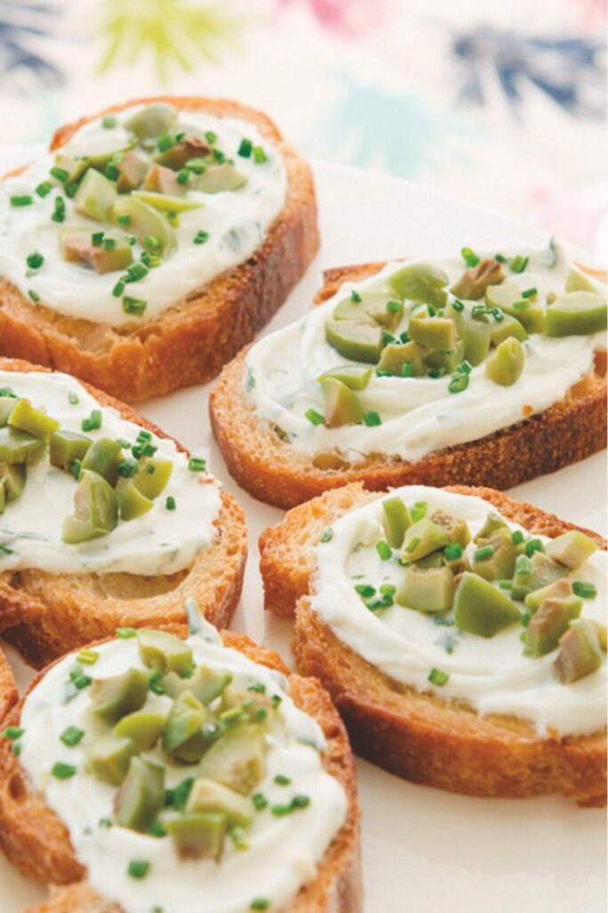 Giada Goat Cheese Toasts