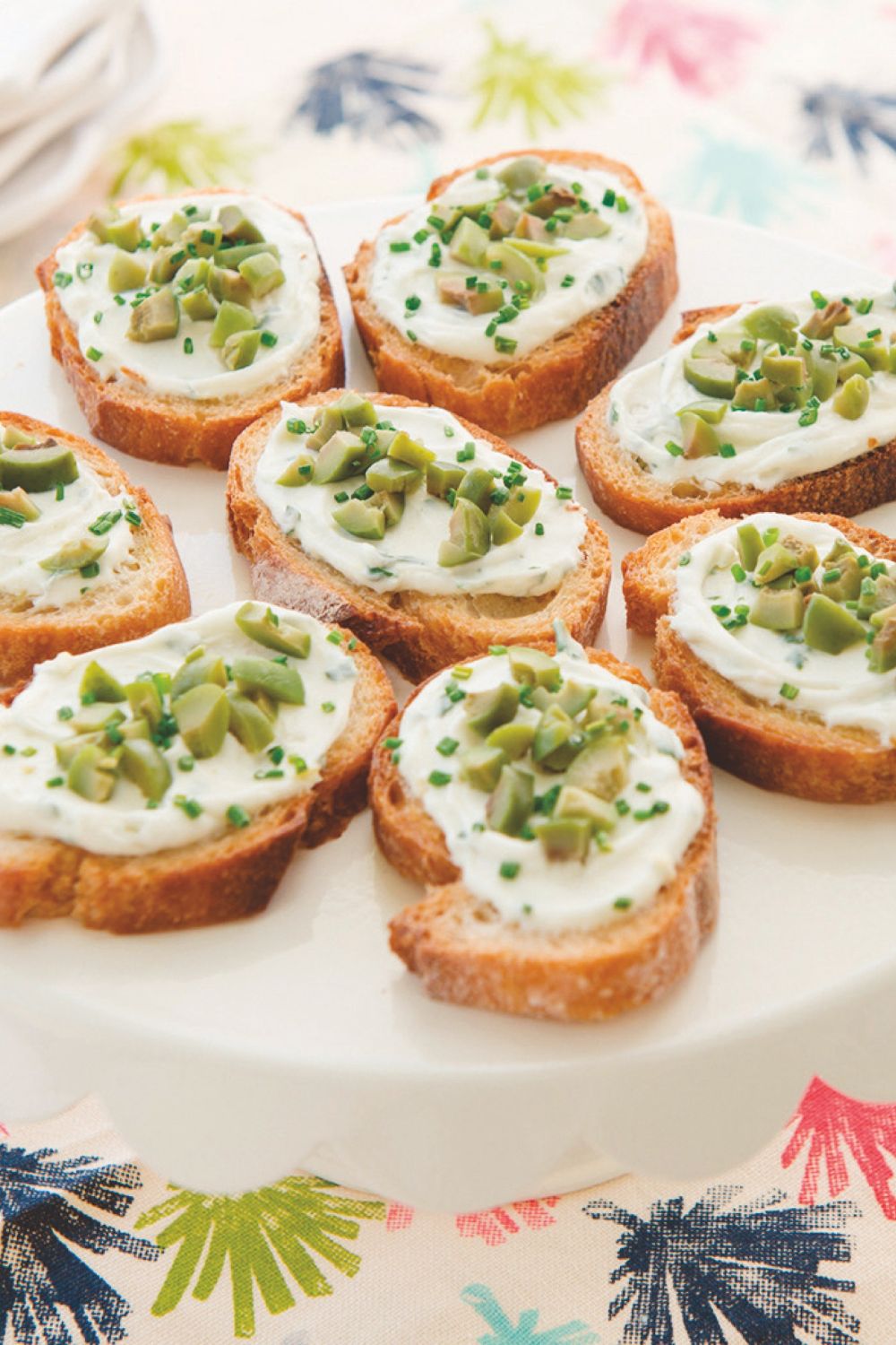 Giada Goat Cheese Toasts