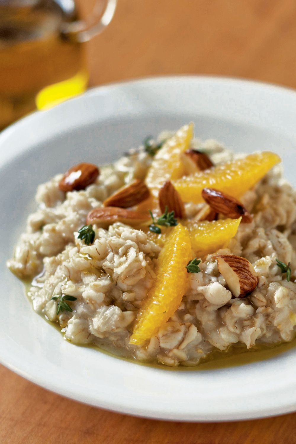 Giada Oatmeal With Olive Oil and Oranges