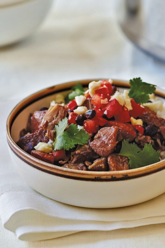 Giada Slow-Cooker Black Bean and Pork Stew