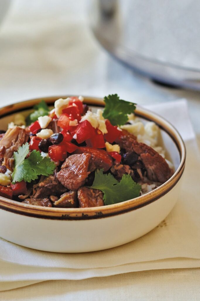 Giada Slow-Cooker Black Bean and Pork Stew