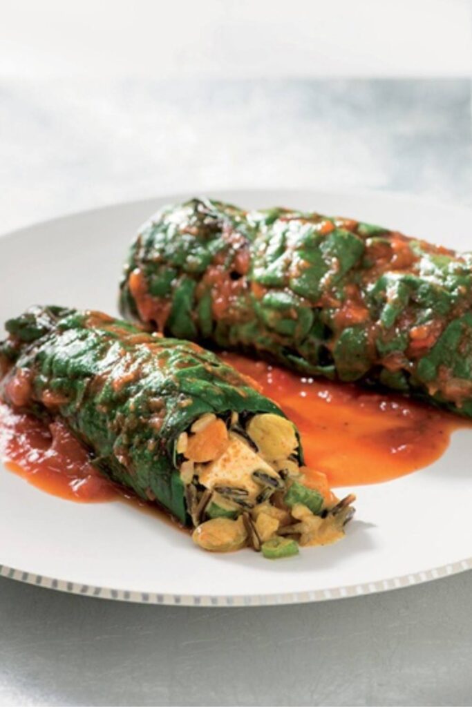 Giada Swiss Chard Rolls