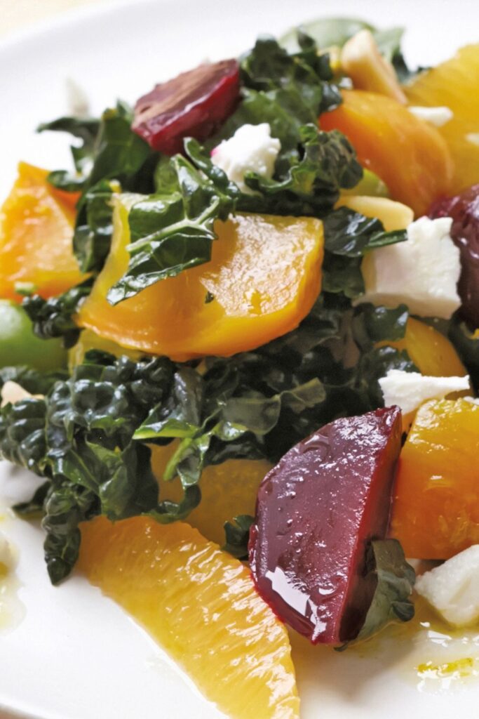 Giada Beet, Olive, and Kale Salad