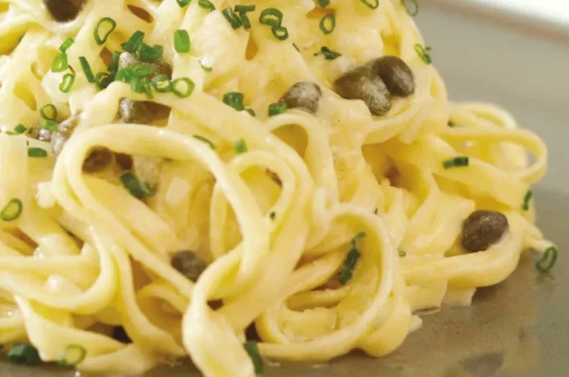 Giada Champagne and Caviar Linguine