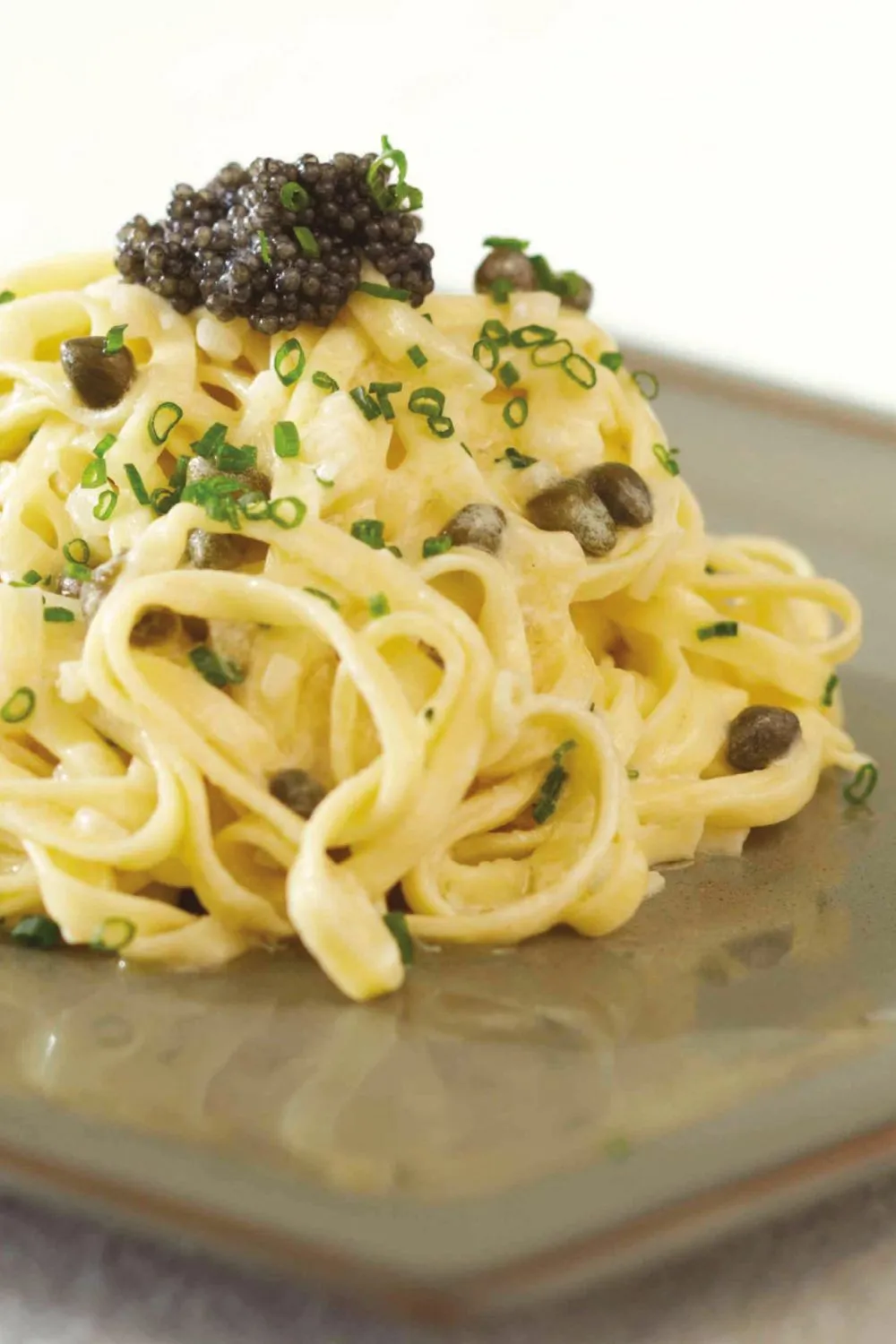 Giada Champagne and Caviar Linguine