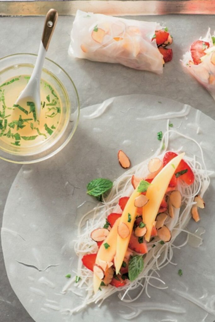 Giada Fruit Spring Rolls