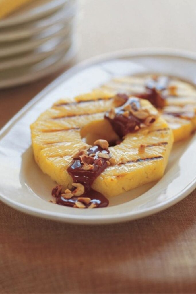 Giada Grilled Pineapple With Nutella