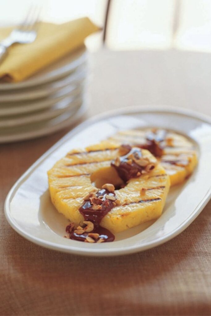 Giada Grilled Pineapple With Nutella