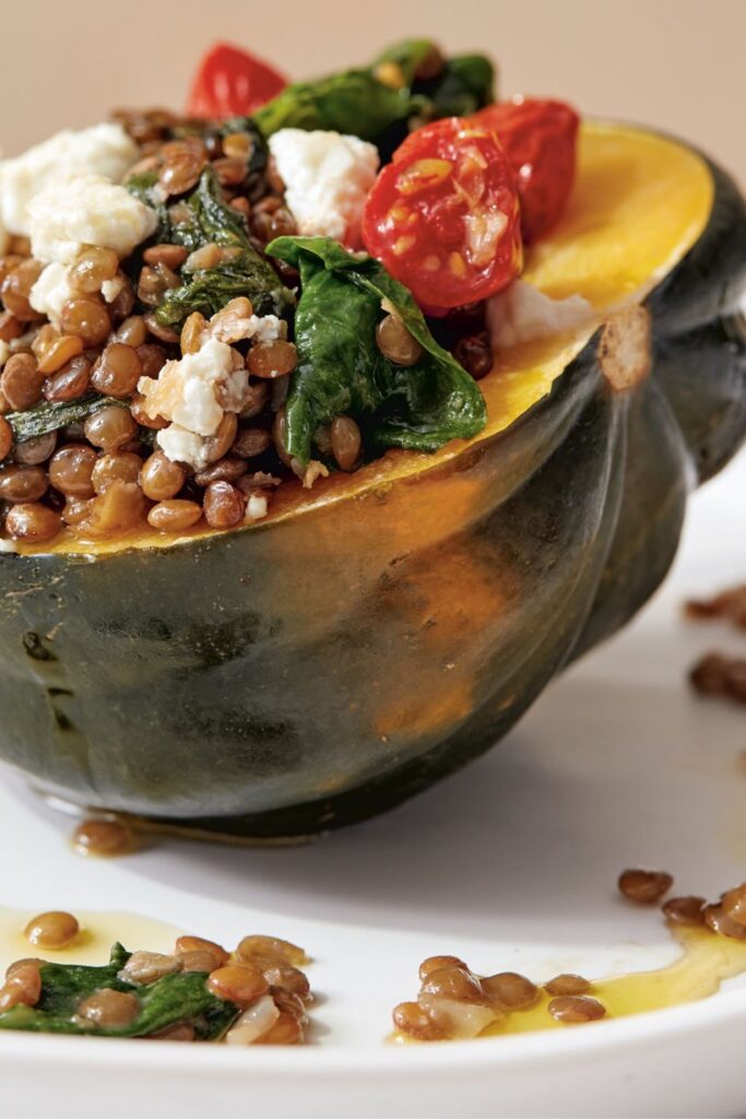 Giada Lentil-stuffed Squash