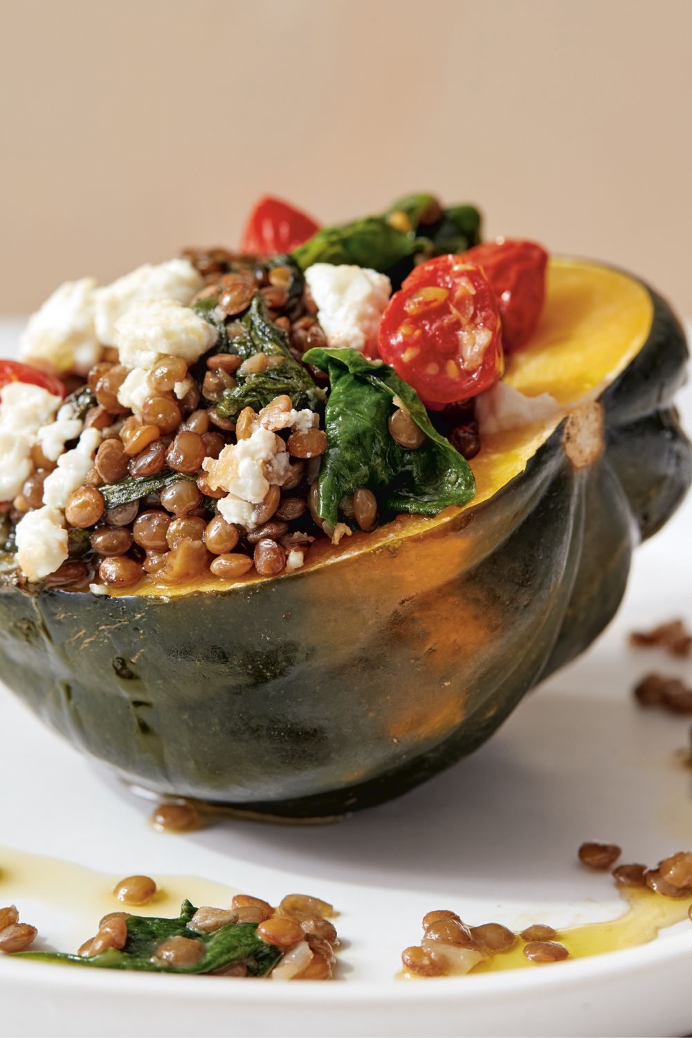 Giada Lentil-stuffed Squash