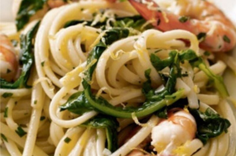 Giada Linguine with Shrimp and Lemon Oil