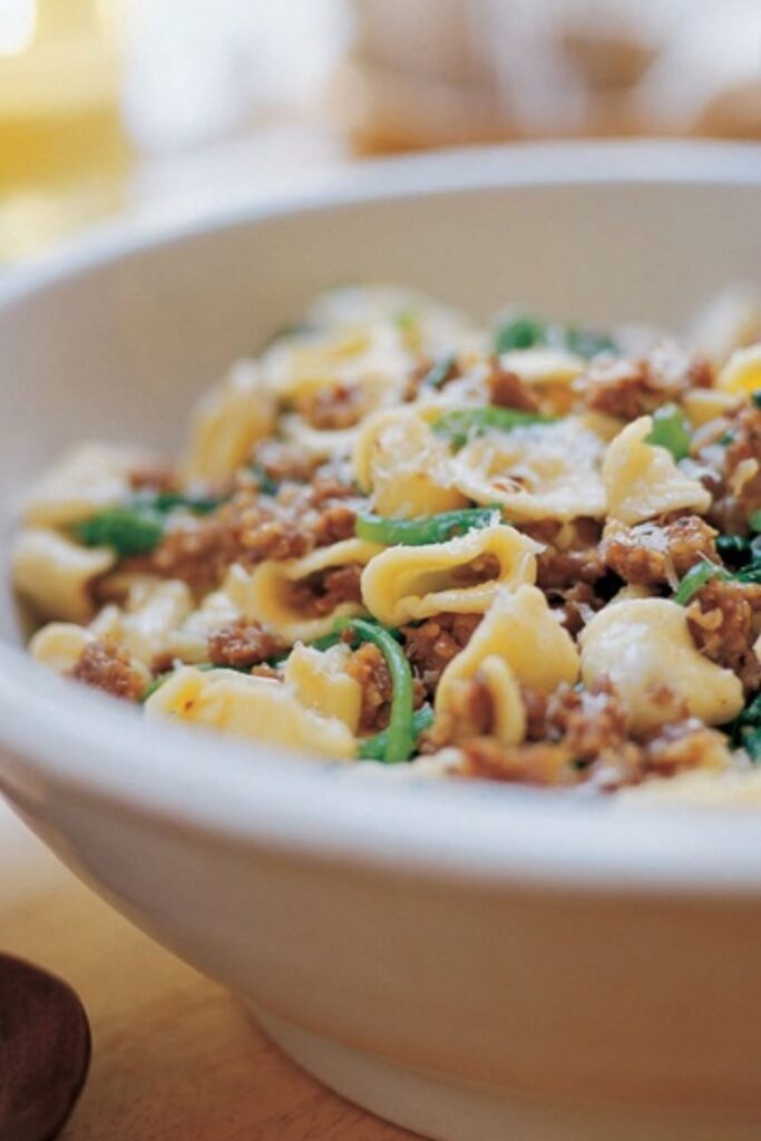 Giada Orecchiette With Spicy Sausage and Broccoli Rabe