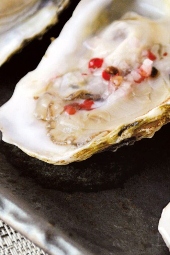 Giada Oysters with Prosecco Mignonette