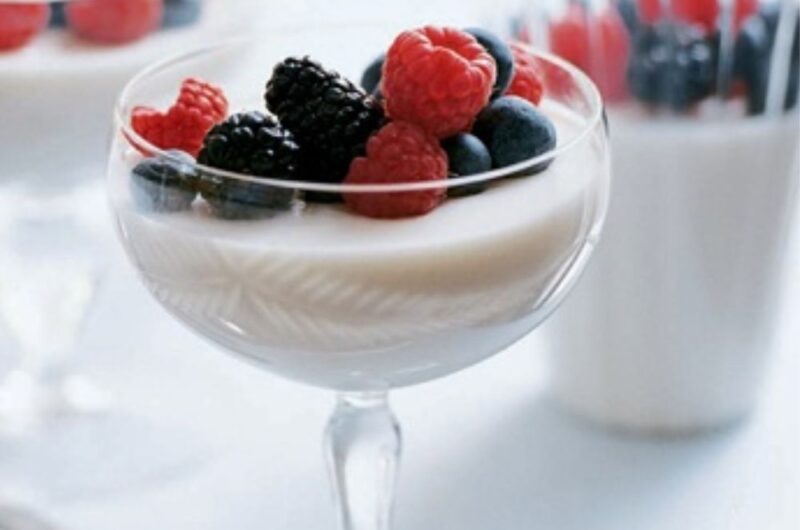 Giada Panna Cotta With Fresh Berries