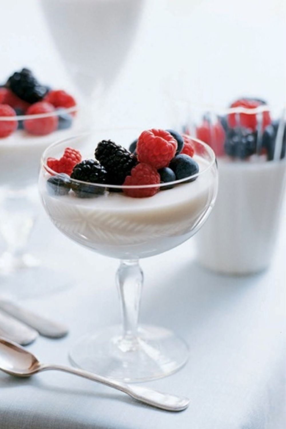 Giada Panna Cotta With Fresh Berries