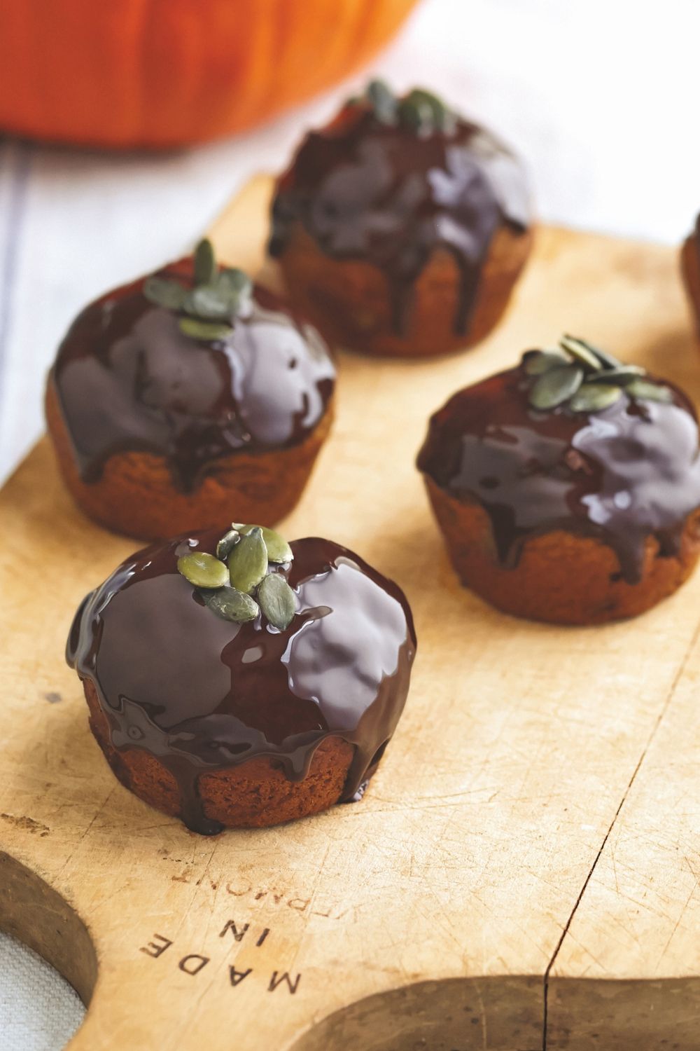 Giada Pumpkin Ginger Chocolate Muffins