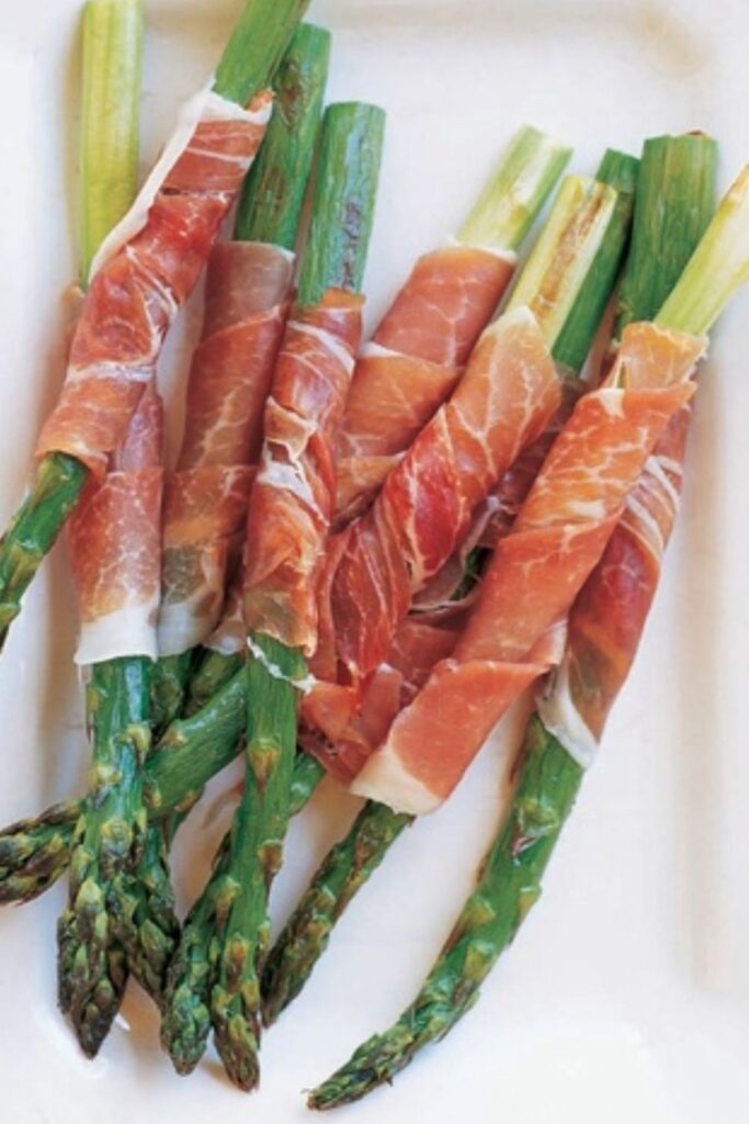 Giada Roasted Asparagus Wrapped in Prosciutto