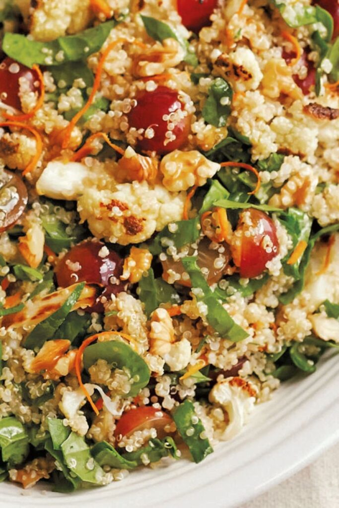 Giada Roasted Cauliflower and Quinoa Salad