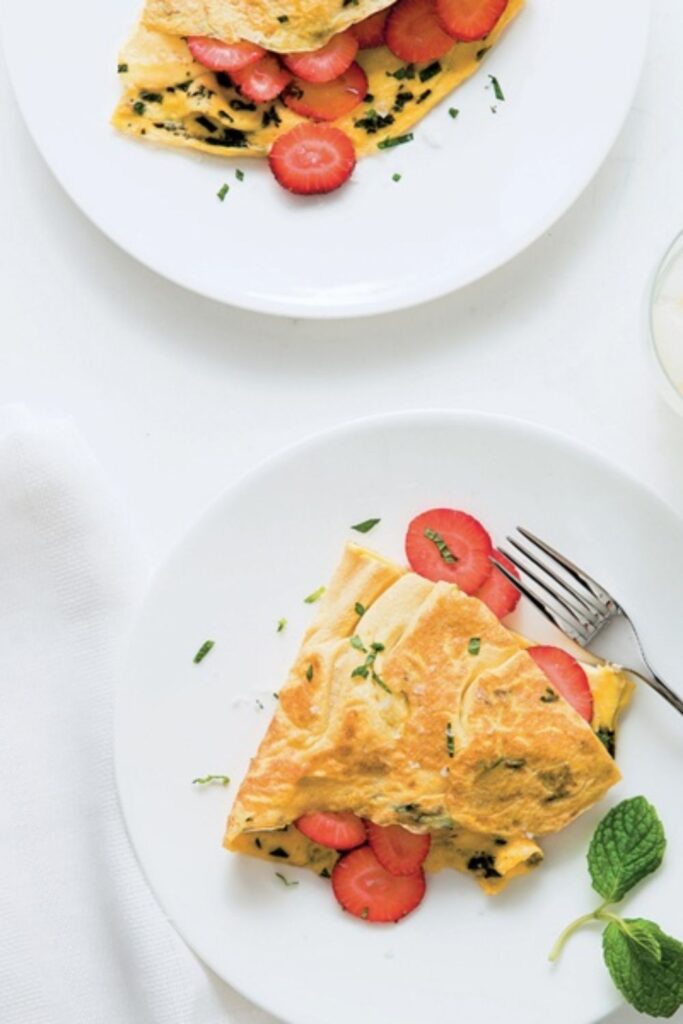 Giada Strawberry Omelet