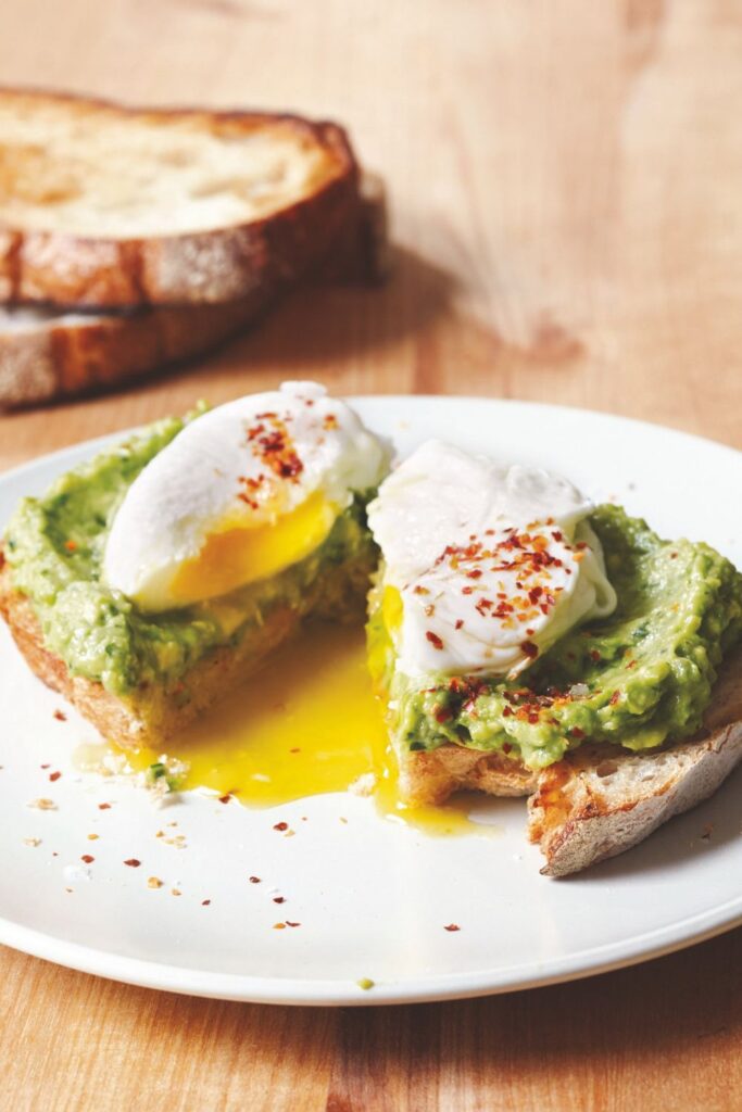 Giada Sweet Pea and Avocado Toast