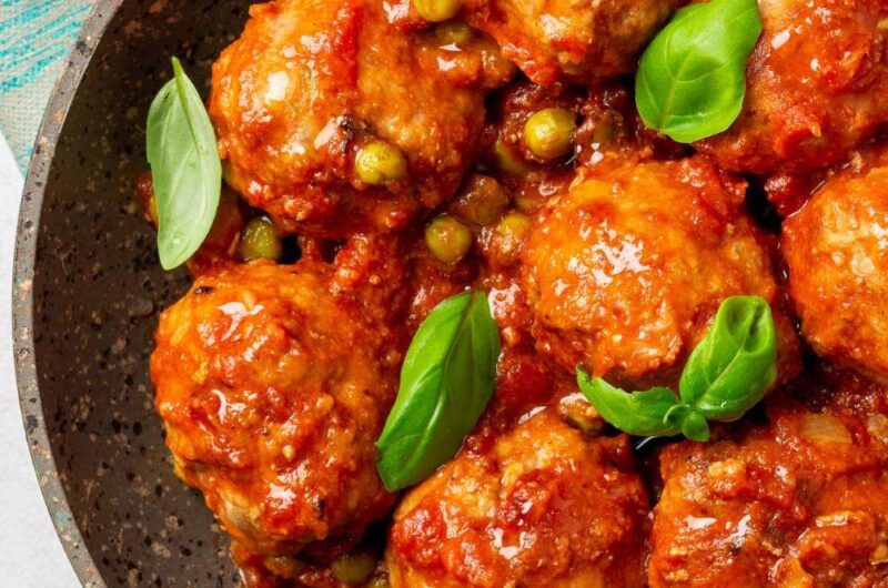 Giada Turkey Meatballs in Tomato Sauce