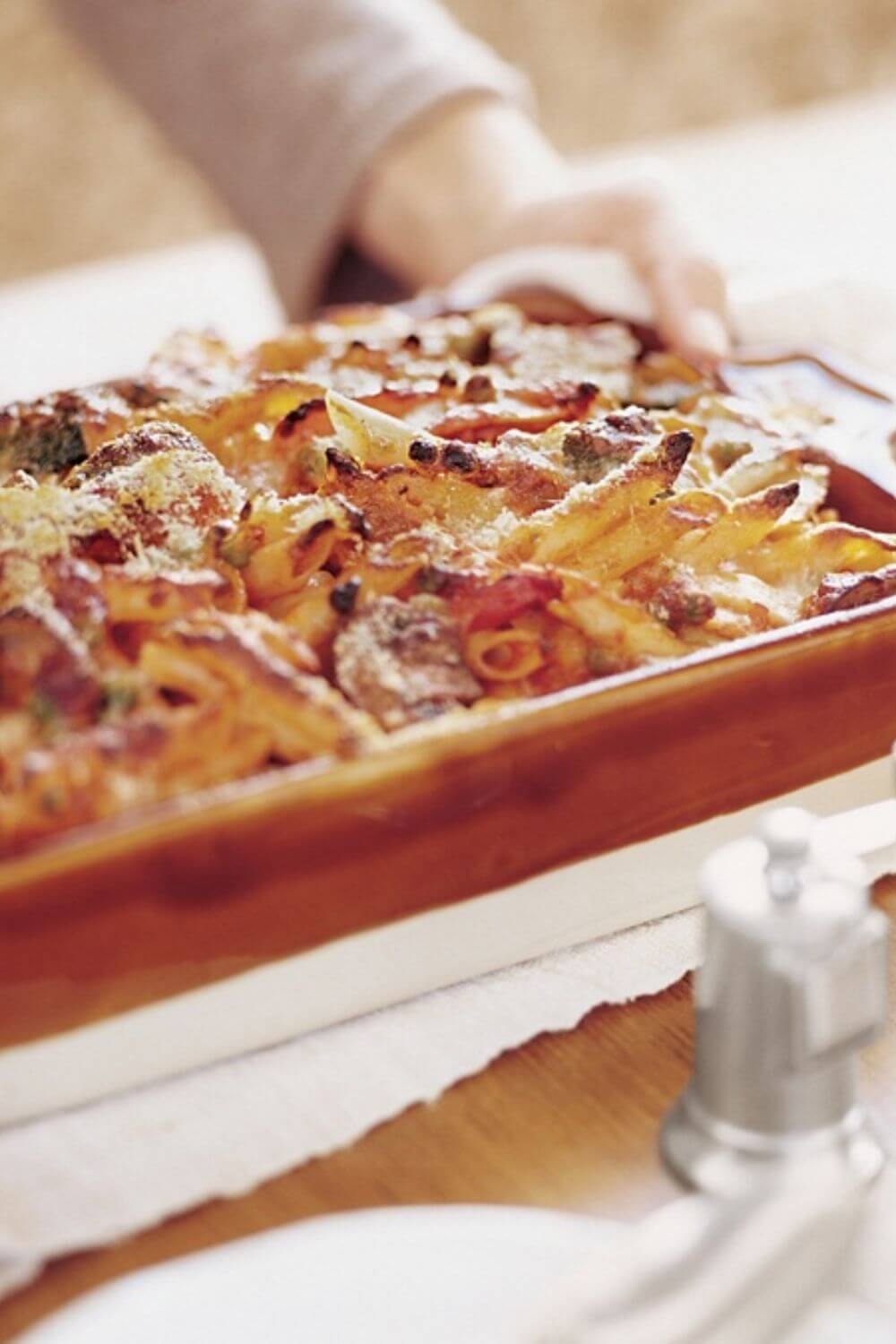 Giada Baked Penne with Roasted Vegetables