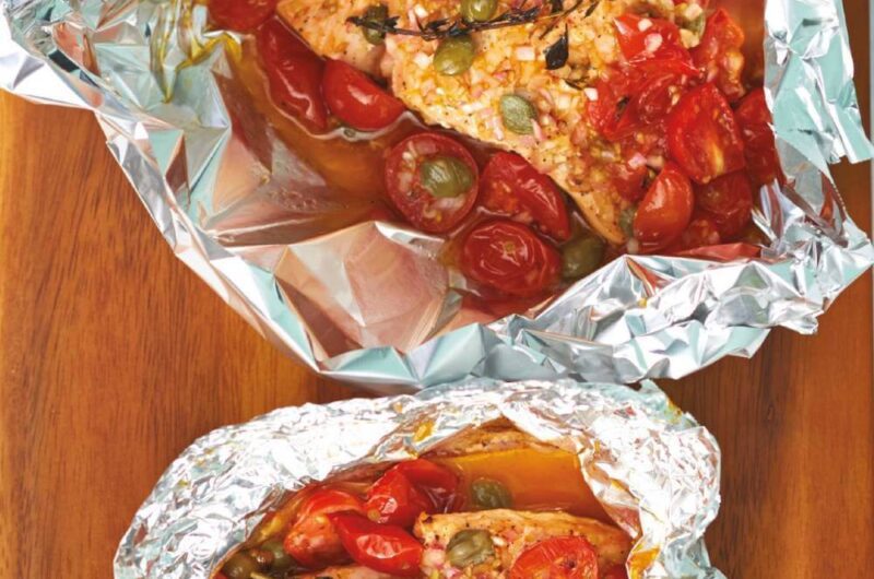 Giada Campfire Salmon in Packets