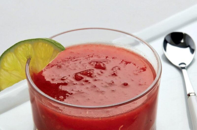 Giada Chilled Watermelon-Basil Gazpacho