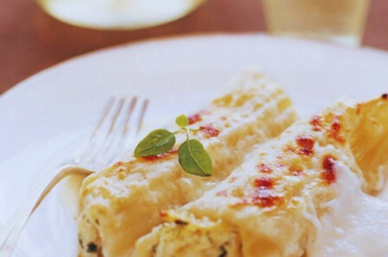 Giada Crab and Ricotta Manicotti