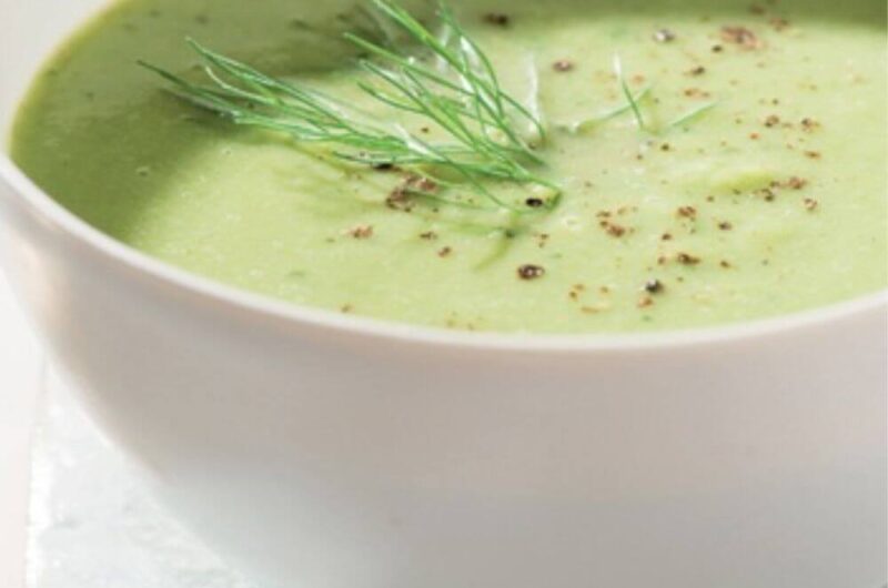 Giada Green Pea, Lettuce, and Fennel Soup