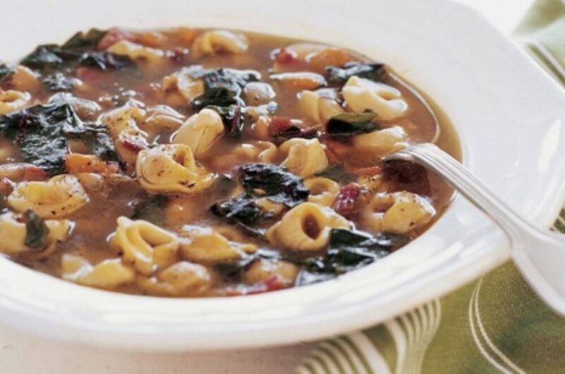 Giada Italian White Bean, Pancetta, and Tortellini Soup