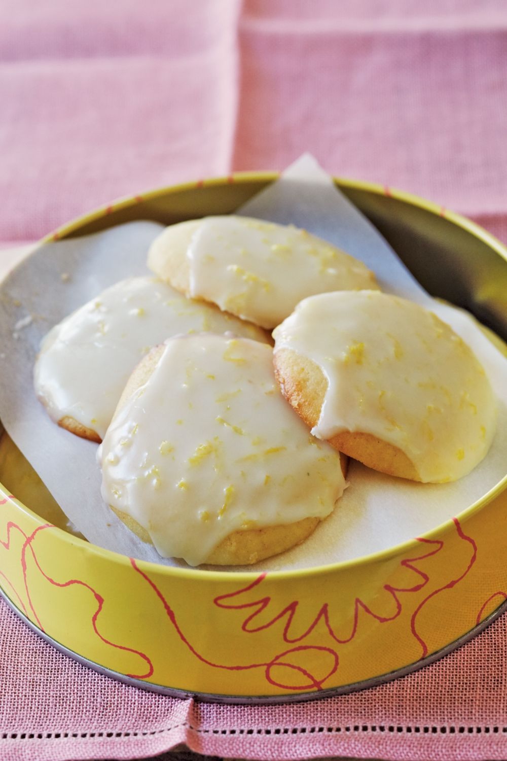 Giada Lemon Ricotta Cookies with Lemon Glaze