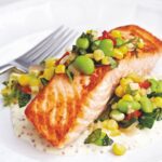 Giada Pan-Seared Salmon with Year-Round Succotash