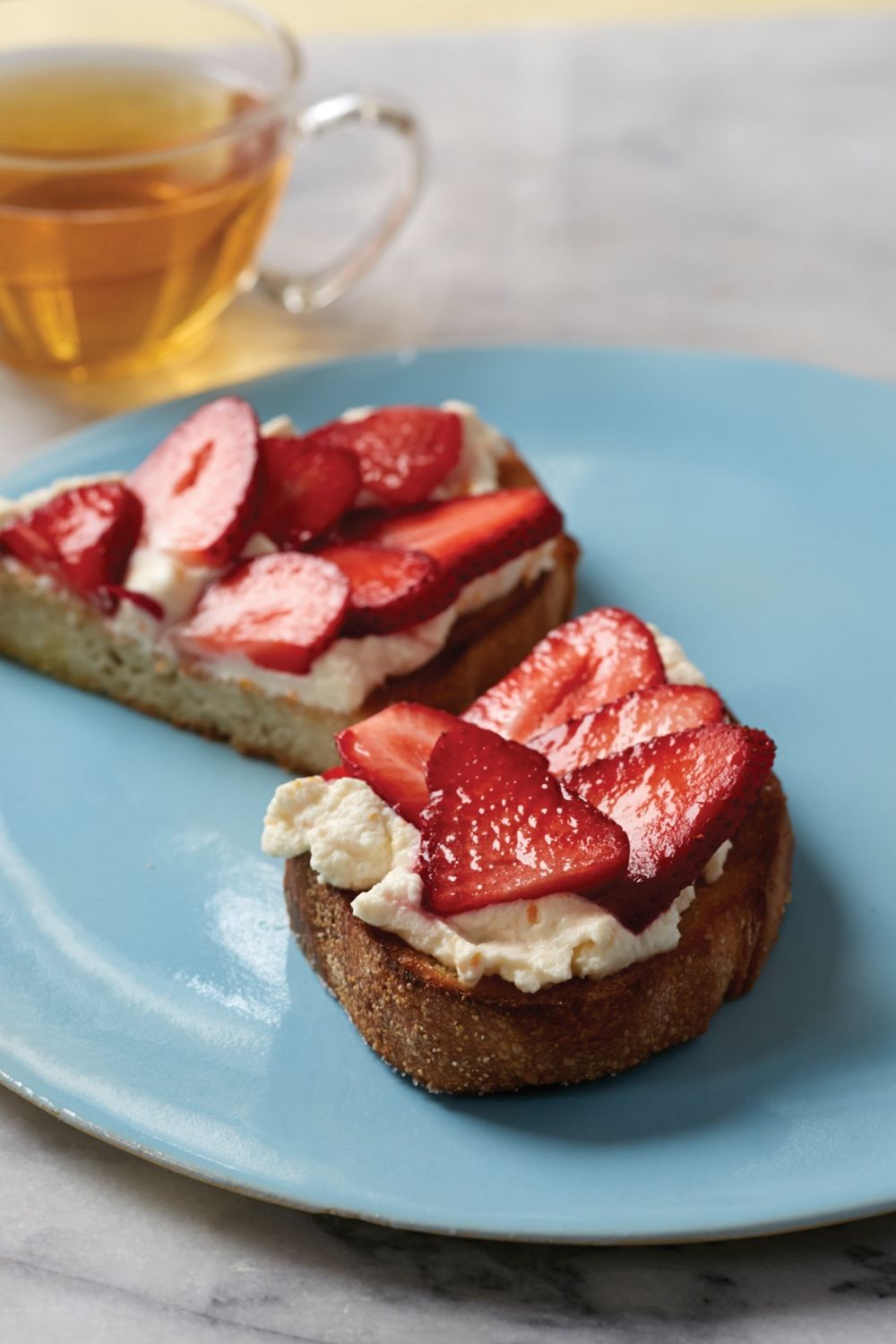 Ricotta Toast with Strawberries