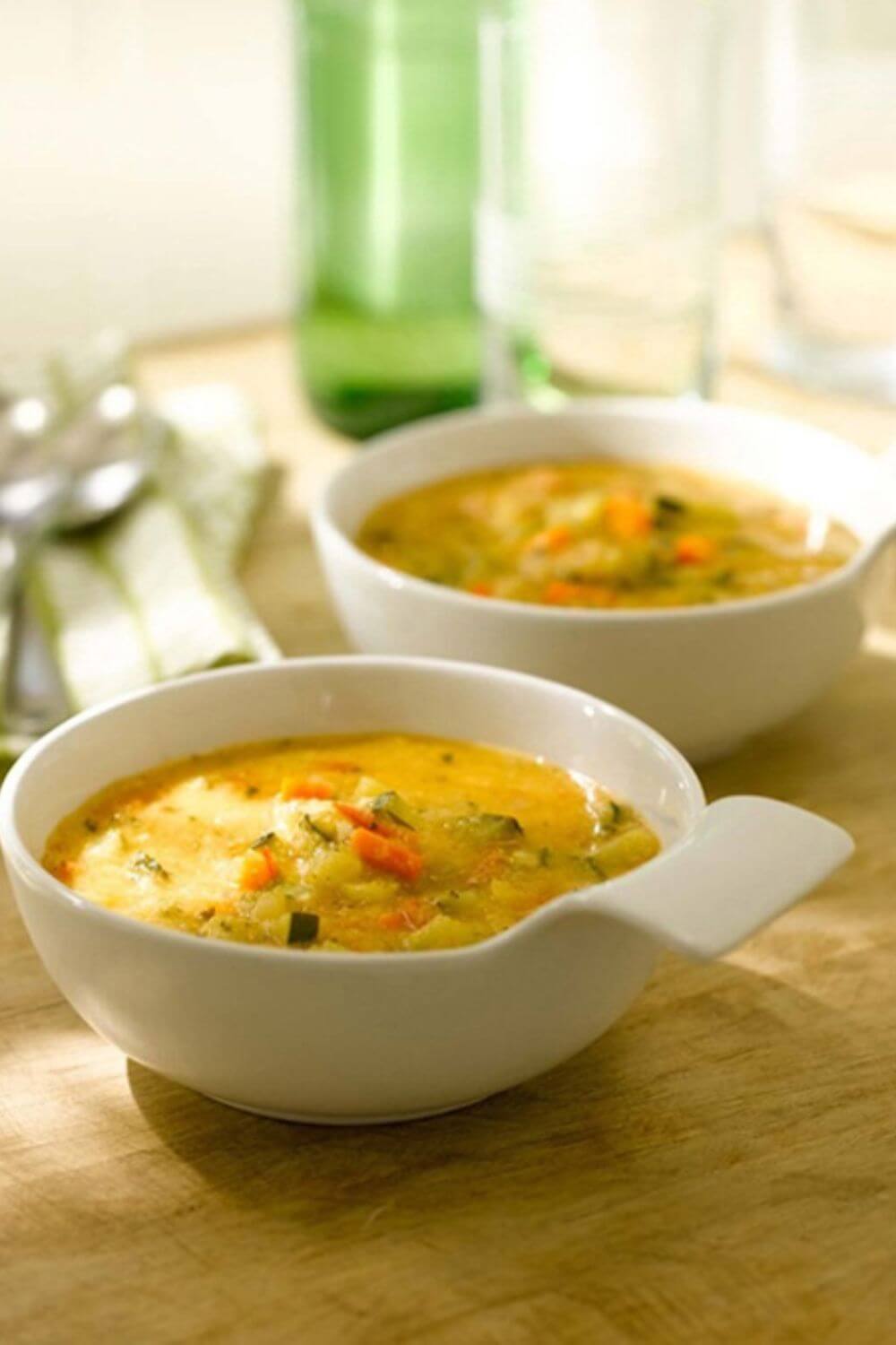 Giada Rustic Vegetable and Polenta Soup