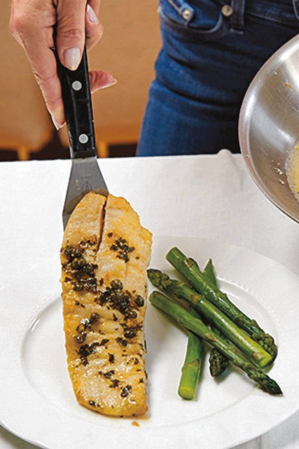 Giada Sole with Lemon Caper Sauce