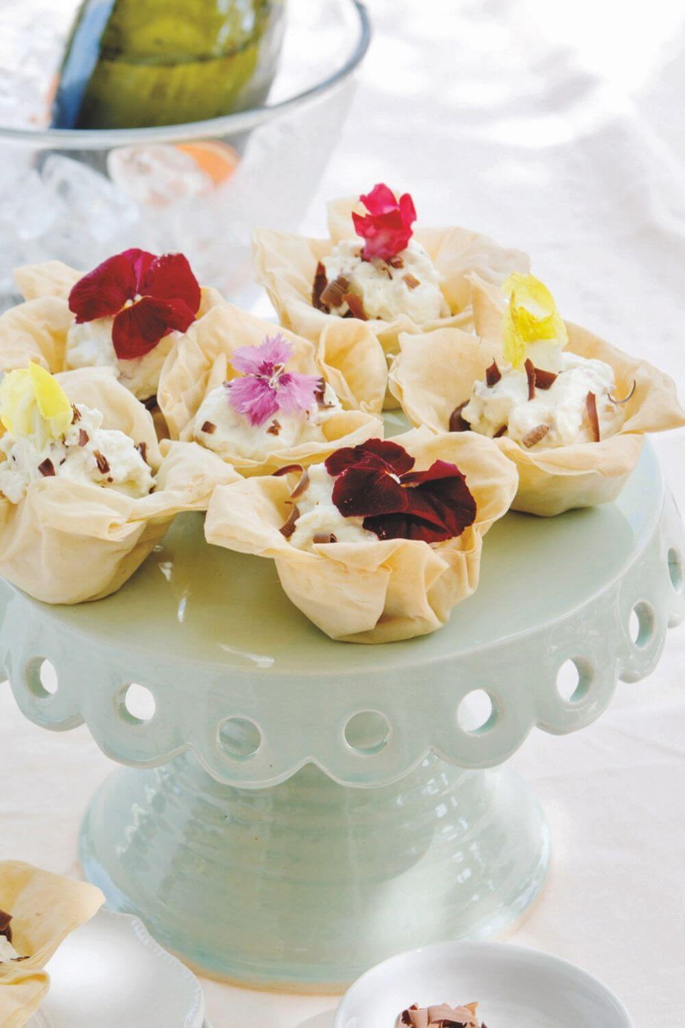 Giada White Chocolate and Hazelnut Tartlets