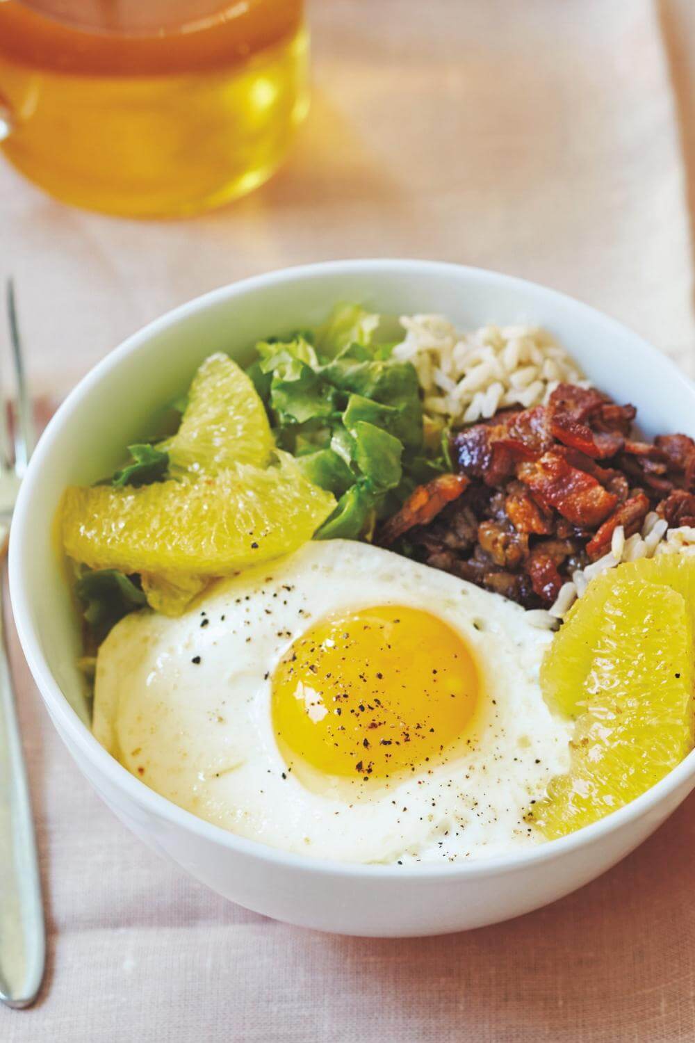 Giada American Breakfast Rice Bowl