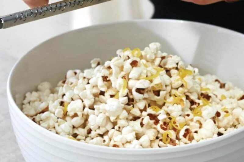 Giada Lemon Popcorn with a Kick