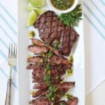 Giada Skirt Steak with Pistachio Gremolata