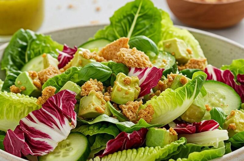 Giada chopped romaine and radicchio salad